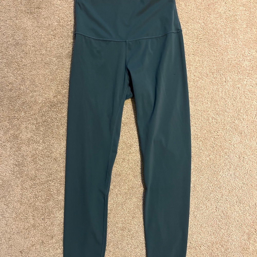 Dark Green High-Waisted Leggings